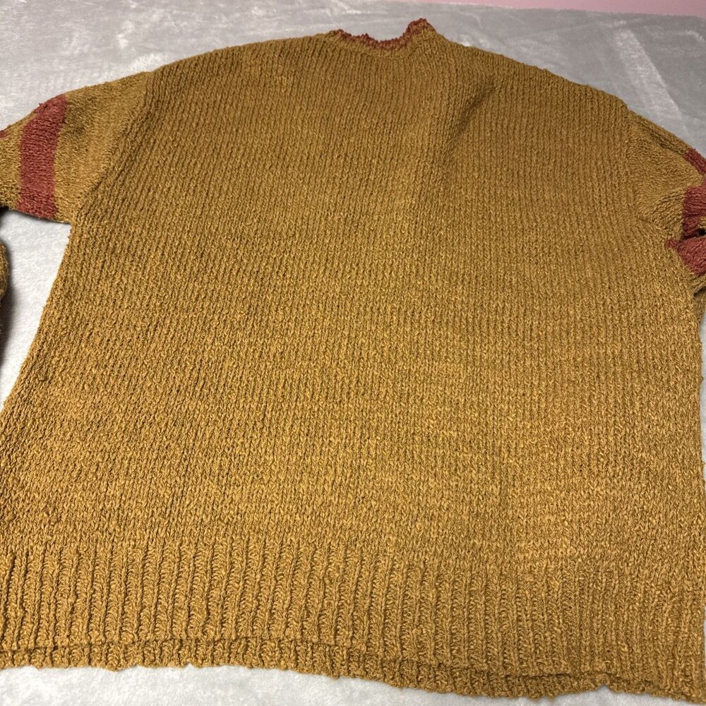 Urban Outfitters BDG Tan Oversized Bowling League Champion Sweater Women Medium - Picture 6 of 6